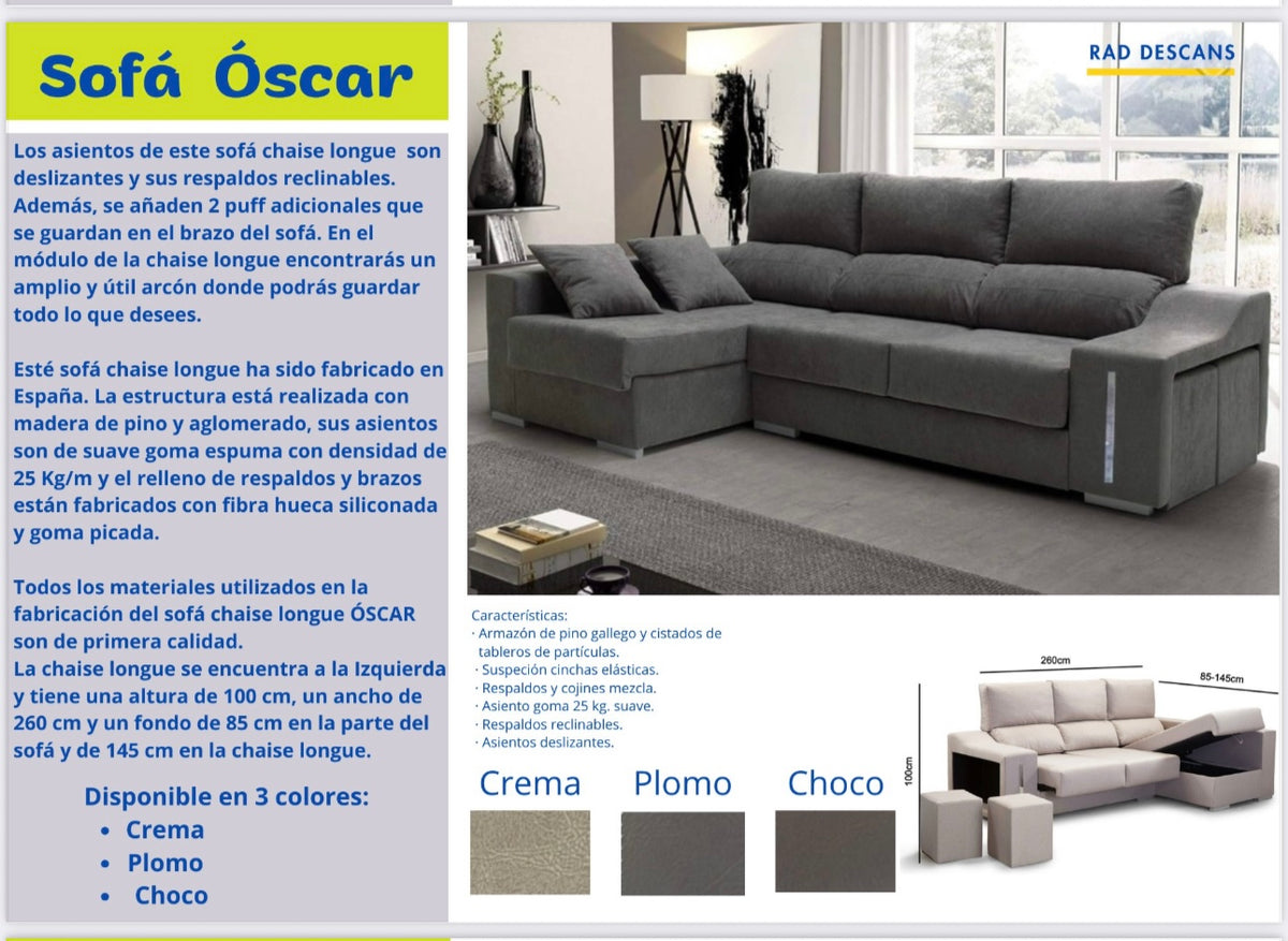 Sofá Oscar