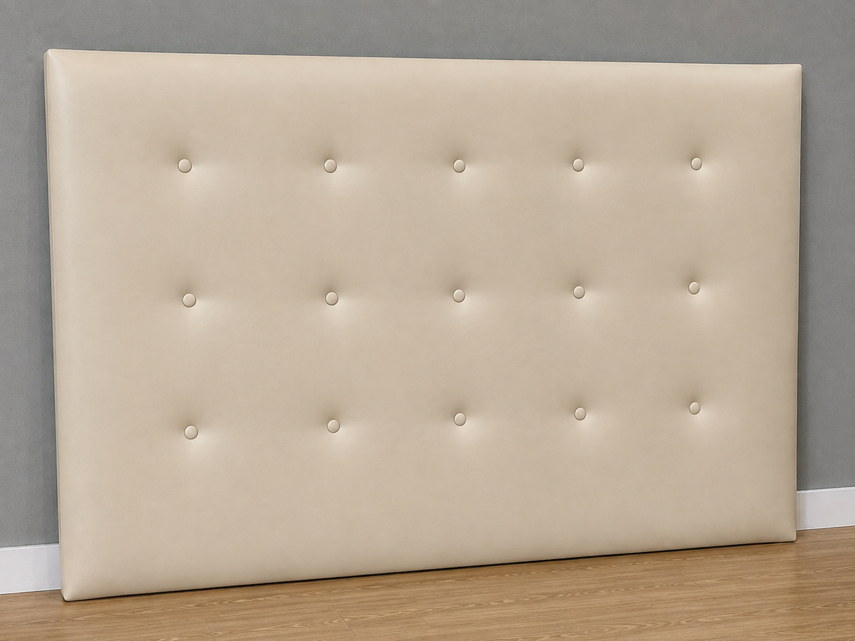 Cabezal de Cama Acolchado en Polipiel – Elegante y Moderno